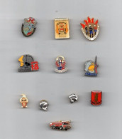 11 Pin's Pompiers - Pompieri