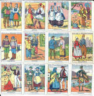 BA59 - SERIE IMAGES CHOCOLAT PUPIER - COSTUMES NATIONAUX - Other & Unclassified