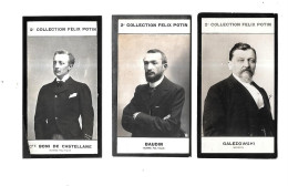 CP35 - CHROMOS FELIX POTIN 2ème COLLECTION - BAUDIN - GALEZOWSKI - BONI DE CASTELLANE - Félix Potin