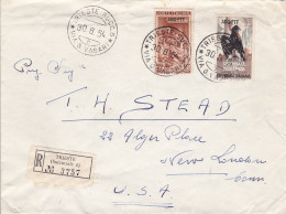 1954 TRIESTE A Lettera Raccomandata Per Gli Stati Uniti - Autres & Non Classés