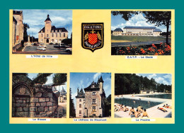 19 Egletons Stade Hôtel De Ville, Le Blason Piscine ( Multivues ) - Egletons