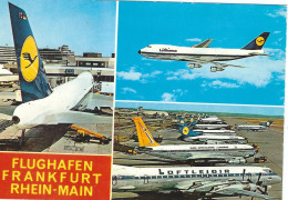 AIRPORT GERMANY FRAKFURT POSTCARD - Aerodrome