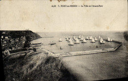 CPA Port En Bessin La Ville Et L'avant Port Bateaux - Sonstige & Ohne Zuordnung