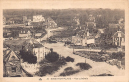 L241 England Brighton Beach Panoramic View Houses Vintage Postcard - Altri & Non Classificati