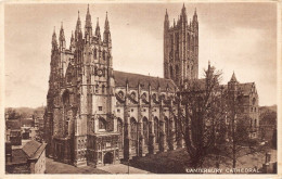 L240 England Canterbury Cathedral Vintage Postcard - Canterbury