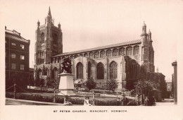L241 England St Peter Church Mancroft Norwich Vintage Postcard - Altri & Non Classificati