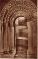 L241 England Bishop Pudsey's Doorway Durham Castle RPPC Vintage Postcard - Altri & Non Classificati