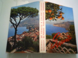 Pieghevole A Soffietto "SORRENTO 20 VEDUTE A COLORI SOUVENIR" Anni 1970 Edizioni S.A.R. - Dépliants Turistici