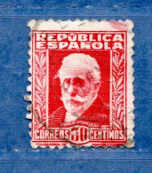 (Us6) )  SPAGNA °- 1931-34 - .Yv. 505A. Avec Chiffre. Usato - Gebruikt