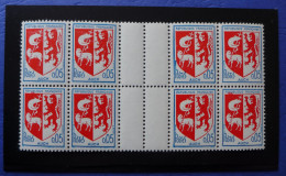 SUPERBE VARIÉTÉ AUCH YT1468e** AGNEAU PATTES ABSENTES BLOC De 8 LUXE RARE - Unused Stamps