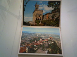Pieghevole A Soffietto "SAN MARINO 18 Fotocolor " Edizioni Marzari, Schio  Anni 1960 - Dépliants Turistici
