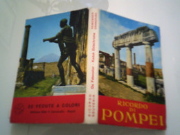 Pieghevole A Soffietto "RICORDO DI POMPEI" Edizioni Carcavallo, Napoli Anni 1960 - Dépliants Turistici