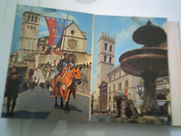 Pieghevole A Soffietto "ASSISI Vedute Foocolor" Edizioni Altercocca Terni, Anni 1960 - Dépliants Turistici