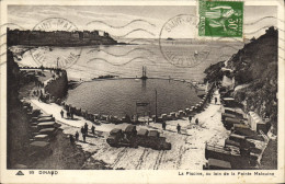 CPA Dinard La Piscine Au Loin De La Pointe Malouine - Dinard
