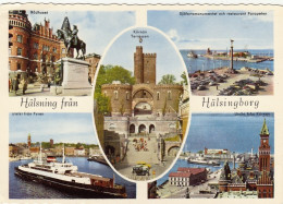 Hälsning Fran Hälsingborg, Mehrbildkarte Ngl #G4112 - Schweden