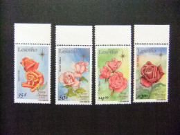 42 LESOTHO 1995 / NAVIDAD ROSAS NOËL ROSES / YVERT 1157 / 1160 MNH - Kerstmis