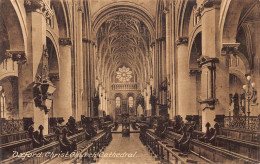 L240 England Christ Church Cathedral Interior Vintage Postcard - Altri & Non Classificati