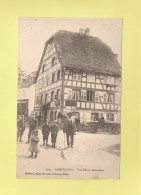 CPA  Dépt 68  :  DANNEMARIE    :   Une Maison Alsacienne - Dannemarie