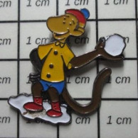 410a Pin's Pins / Beau Et Rare : ANIMAUX / ZEPHYR SINGE AMI DE BABAR L'ELEPHANT - Animals