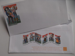 Santons De Provence - Le Tambourinaire Enveloppe + Carte - Briefe U. Dokumente