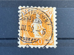 Schweiz Helvetia Mi -Nr. 58 B ( 9 3/4 - 9 1/4 ) Gestempelt . - Gebraucht