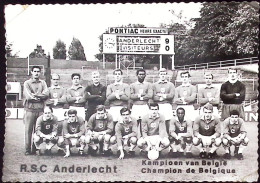 CPA R.S.C. Anderlecht With Signatures At Backside(small Damage In 2 Corners) - Calcio