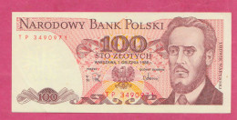 Poland, 1988- 100 Zlotys- Obverse Portrait Of Ludwik Waryński - Editor Of The Magazine Proletaryat . - Poland