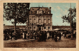 CPA BAGNOLET La Mairie Et Le Marché (569307) - Bagnolet