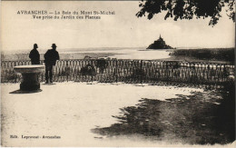 CPA AVRANCHES - La Baie Du MONT-St-MICHEL Vue Du Jardin Des Plantes (149232) - Avranches