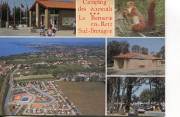 44  -  LA    BERNIERE   EN   RETZ  ,  Camping Municipal  Des  ECUREUILS    ,  Multi - Vues  . - La Bernerie-en-Retz