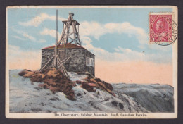 Postcard, CANADA, Banff, The Observatory, Sulphur Mountain - Banff