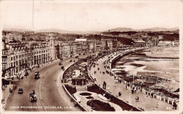 L239 England 1949 Loch Promenade Douglas Isle Of Man Trams Cars Postcard - Insel Man