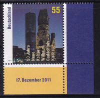 Germany MNH 2011, Reinauguration Of Kaiser Wilhelm Memorial Church - Unused Stamps