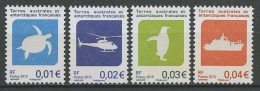 TAAF 2015 N° 742/745 ** Neufs MNH Superbes C 6 € Faune Oiseaux Tortue Bateaux Hélicoptère Bird Animaux Transport Turtles - Ungebraucht