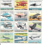 BJ12 - SERIE COMPLETE CHROMOS CAFES GILBERT - AVIATION - Tee & Kaffee