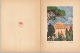 ITALIE - Menu 15cm X 19,5cm - Tn "ANDREA DORIA" - Italien Et Anglais - Illust. Citta Di Vaticano (La Capella Sistina) - Menus