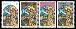 1980 Zambia Natale Christmas Set MNH** Nat19 - Kerstmis