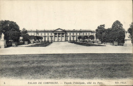 CPA Palais De Compiegne Facade Principale Cote Du Parc - Compiegne