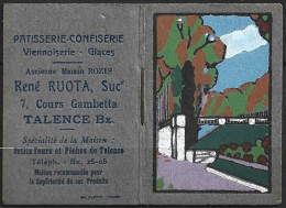 PETIT ALMANACH DE POCHE 1929 Patisserie René RUOTA Talence 6 X 4 Cm - Small : 1921-40