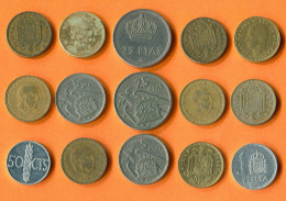 SPAIN Coin SPANISH Coin Collection Mixed Lot #L10250.1.U.A - Autres & Non Classés