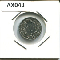 10 RAPPEN 1946 SCHWEIZ SWITZERLAND Münze #AX043.D.A - Autres & Non Classés