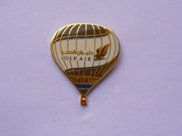 Pin S MONGOLFIERE GULF AIR COMPAGNIE AERIENNE DE BAHREIN   NEUF - Mongolfiere