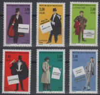 Personnages Célèbres 1996, La Série Complète** N°3025 à 3030 - Ungebraucht