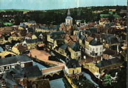 CPSM   GF    (72)      LOUE   La Végre Et Vue Générale - Loue