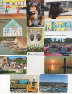 12 Slovak Calendars First Building Society, Savings Bank And 22 Czech Calendars Nature, 2015-2024 - Kleinformat : 2001-...
