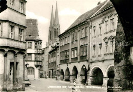 Goerlitz Sachsen Untermarkt Mit Ratsapotheke Hirschtauben Und Peterskirche - Görlitz