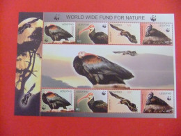 137 LESOTHO 2004 / PROTECCION De La FAUNA WWF / YVERT 1785 / 1788 MNH Bloc - Ongebruikt
