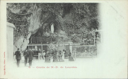 CPA Grotte De N D De Lourdes - Lourdes