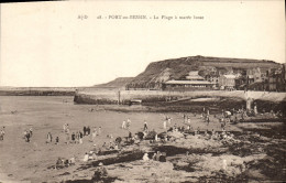 CPA Port En Bessin La Plage A Maree Basse - Sonstige & Ohne Zuordnung