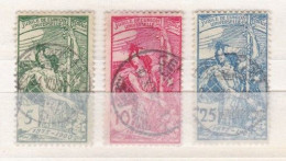 3 Timbres Suisse  Jubile De L'union Postale Universelle N° 77  N° 78  N° 79   Switzerland - Gebraucht